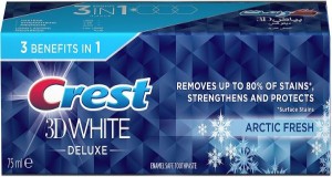 crest 3d white deluxe healthy shine whitening toothpaste 75ml