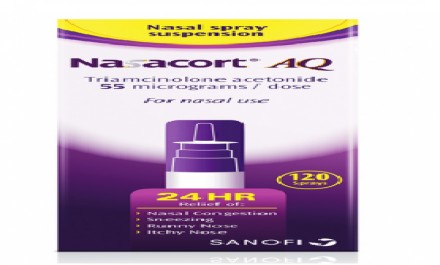 nasacort AQ nasal spray for allergic and nasal congestion 55MCG