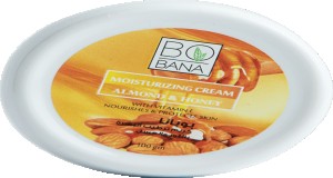 bobana almond and honey moisturizing cream 100g
