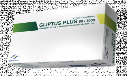 GLIPTUS PLUS 50/1000 mg