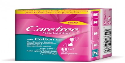 CAREFREE® FLEXICOMFORT WITH COTTON FEEL 20