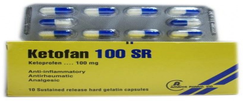 كيتوفان 100 إس أر 100mg