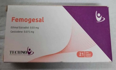 Femogesal  tablets to prevent pregnancy and regulate the menstrual cycle in women 